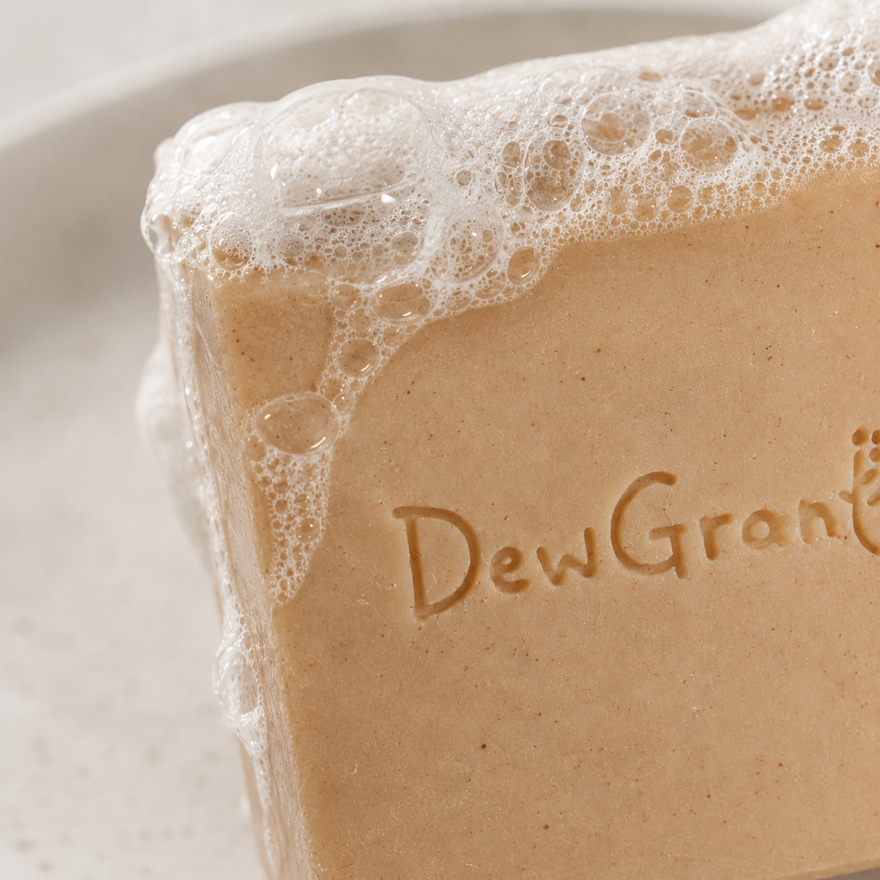 DewGrant Coffee Kitchen Household Soap, All Natural Eco Friendly Dish and Laundry Bar, 100g