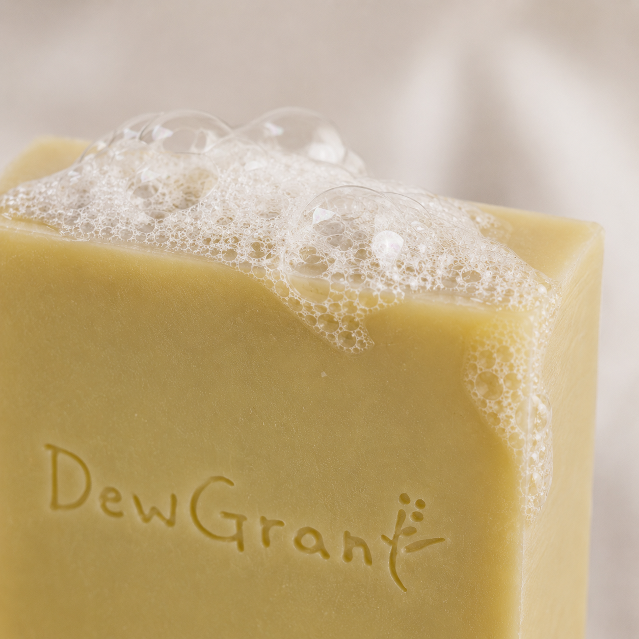 DewGrant Pomelo Leaf Purifying Soap, Traditional Chinese Good Luck Ritual Face and Body Bar, 100g