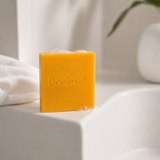 DewGrant Sea Buckthorn & Goat Milk Soap, Deeply Moisturizing and Nourishing Bar for Dry Skin, 100g