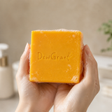 DewGrant Sea Buckthorn & Goat Milk Soap, Deeply Moisturizing and Nourishing Bar for Dry Skin, 100g