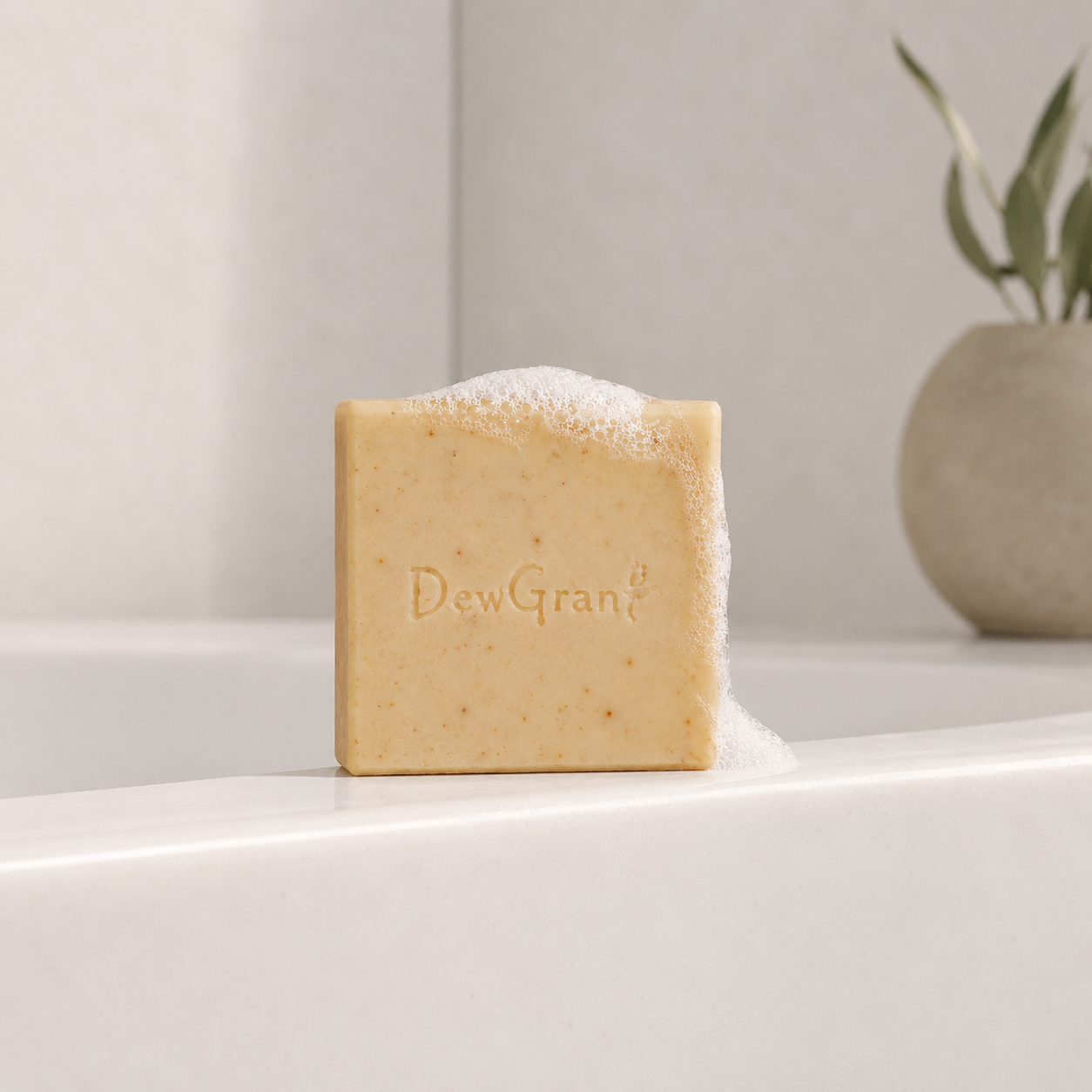 DewGrant Palo Santo Cold Process Soap, Spiritual Holy Wood Aromatherapy Face and Body Bar, 100g